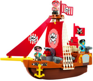 Ecoiffier Set"Abrick Pirate Boat", 3023, buc. — изображение 2