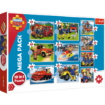 Puzzles - "10in1" - Meet Fireman Sam's rescue / Prism A and D Fireman Sam