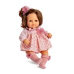 Papusa "LAURA" bruneta cu mecanism 40 cm Berjuan