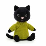 Pisica in pulover verde JELLY CAT