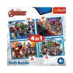 Puzzles - "4in1" - Brave Avengers / Disney Marvel The Avengers