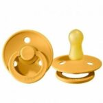 Suzeta din latex Bibs Colour (0-6 luni) culoarea Honey Bee