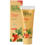 ECODENTA PASTA DE DINTI PENTRU COPII CU AROMA DE FRAGI SI MORCOV 75 ML