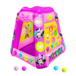Cort de joaca Minnie Mouse (gonflabil) cu 20 minge 90cm x 85cm x 90cm John