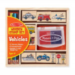 Set de stampile Vehicole Melissa and Doug