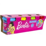 Masa de modelare 4-buc 4 x 140gr. 9x28cm Barbie