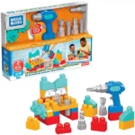 Constructor Mega Bloks Lil/ Bulding Drill 30x42cm Fisher Price