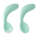 Set pentru copii furculita si lingurita culoarea menta ROXY-KIDS