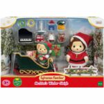 Set Santa cu sanie 2 figurine cu accesori Sylvanian Families