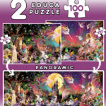 Puzzle - 2X100 Fairy Triptych Educa