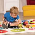 Set de joaca Parc Auto cu 4 masinute cu inertie Battat — изображение 2