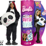 Papusa Barbie® Reveal cu costum de plus , Panda si 10 surprize MATTEL