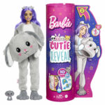 Papusa Barbie® Reveal cu costum de plus ,Catelus si 10 surprize MATTEL