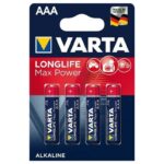 Maxi-Tech AAA LR03 bli 4, baterie varta alcalina