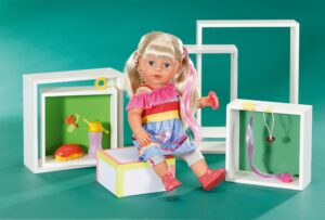 Papusa BABY born Sister 43cm cu accesorii de par ZAPF - imagine 2