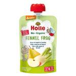 Holle Bio Organic piure Fennel Frog de pere, mere, fenicul (6 luni+) 100g