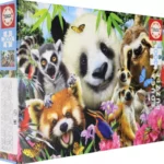 Puzzle - 300 Black-Eyed Friends Selfie Educa