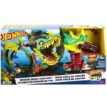 Set de joc Hot Wheels Atacare dragonului cu foc MATTEL