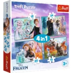 Puzzles - "4in1 (12, 15, 20, 24)" - The amazing world of Frozen / Disney Frozen 2