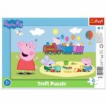 Puzzles - "15 Frame" - Happy train / Peppa Pig