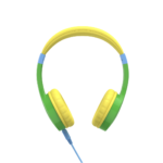 Casti cu fir "Kids Guard" Green