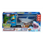 Masina Monster Movers cu rechin Shark Rescue (sunet/lumina) HTI