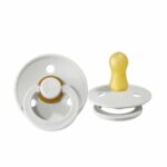 Suzeta din latex Bibs Colour (6-18 luni) culoarea Haze