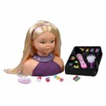 Bust de coafura cu accesorii speciale de impletit parul JESMAR - imagine 2