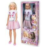 Papusa Rosaura 105 cm cu accesorii speciale de impletit parul JESMAR