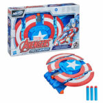 Blaster liu Capitan America Strikeshot Shield- Marvel Avengers Hasbro