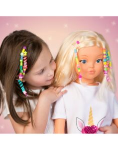 Papusa Rosaura 105 cm cu accesorii speciale de impletit parul JESMAR - imagine 3