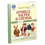 Invat sa citesc de mic! Iepurele, vulpea si cocosul