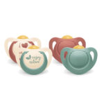 Suzeta NUK latex Nature 0-6 luni 2 buc. (726080)