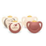 Suzeta NUK latex Nature 6-18 luni 2 buc. (734082)