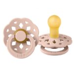 Suzeta din latex Bibs Boheme (0-6 luni) culoarea Blush