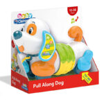 Jucarie de tras Catelus interactiv cu sunete Clementoni