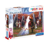 Puzzle Maxi Supercolor Frozen 24buc 3+ CLEMENTONI