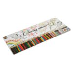 Set 50 creioane colorate in cutie de metal Grafix