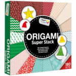 Hartie p/u Origami 15x15cm, 70 gsm, 180 foi Grafix