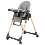 Scaun-masa beby PRIMA PAPPA AMBIANCE ICE - gri/negru PEG PEREGO