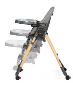 Scaun-masa beby PRIMA PAPPA AMBIANCE ICE - gri/negru PEG PEREGO — изображение 2