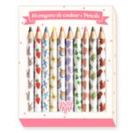 Set 10 mini creioane colorate DJECO