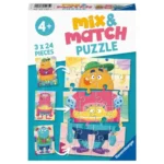Puzzle Mix-up Monsters 3*24 buc 4+ RAVENSBURGER