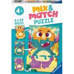 Puzzle Cute dinos 3*24 buc 4+ RAVENSBURGER