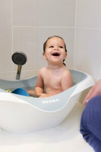 Cadita Camele O 1st Age Baby Bath Light Mist gri de la 0 luni Beaba — изображение 2