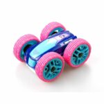 Masina cu telecomanda 360 Mini Flip roz Exost 1:34 Silverlit