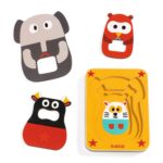 Puzzle din lemn Leo  and  Co DJECO