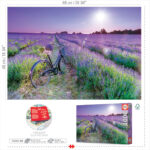 Puzzle - 1000 BIKE IN A LAVENDER FIELD EDUCA
