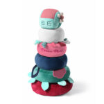 Jucarie educationala piramida DREAM MILL roz