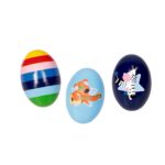 Instrument muzical in forma de ou, din lemn "Cei sapte prieteni" SPIEGELBURG